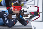 07.01.2022, xsoex, Biathlon Deutschlandpokal Notschrei, Sprint Men, v.l. Oscar Barchewitz (Germany)  / 