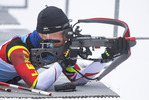 07.01.2022, xsoex, Biathlon Deutschlandpokal Notschrei, Sprint Men, v.l. David Schmutz (Germany)  / 