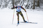 07.01.2022, xsoex, Biathlon Deutschlandpokal Notschrei, Sprint Men, v.l. Johan Werner (Germany)  / 