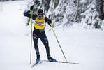07.01.2022, xsoex, Biathlon Deutschlandpokal Notschrei, Sprint Men, v.l. Dominic Schmuck (Germany)  / 