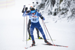 07.01.2022, xsoex, Biathlon Deutschlandpokal Notschrei, Sprint Men, v.l. Michael Arsan (Germany)  / 