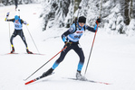 07.01.2022, xsoex, Biathlon Deutschlandpokal Notschrei, Sprint Men, v.l. Franz Hoelzl (Germany)  / 