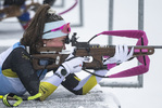 07.01.2022, xsoex, Biathlon Deutschlandpokal Notschrei, Sprint Women, v.l. Dana Horngacher (Germany)  / 