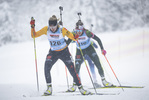 07.01.2022, xsoex, Biathlon Deutschlandpokal Notschrei, Sprint Women, v.l. Franziska Pfnuer (Germany)  / 