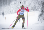 07.01.2022, xsoex, Biathlon Deutschlandpokal Notschrei, Sprint Women, v.l. Lilli Bultmann (Germany)  / 