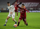 07.01.2022, xabx, Fussball 1.Bundesliga, FC Bayern Muenchen - Borussia Moenchengladbach emspor, v.l. 
Stefan Lainer (Borussia Moenchengladbach) Jamal Musiala (FC Bayern Muenchen) Zweikampf, Aktion, action, battle for the ball 

(DFL/DFB REGULATIONS PROHIBIT ANY USE OF PHOTOGRAPHS as IMAGE SEQUENCES and/or QUASI-VIDEO) 