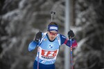 08.01.2022, xkvx, Biathlon IBU World Cup Oberhof, Single Mixed Relay, v.l. Joscha Burkhalter (Switzerland) in aktion / in action competes