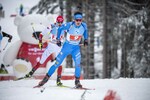 08.01.2022, xkvx, Biathlon IBU World Cup Oberhof, Single Mixed Relay, v.l. Tommaso Giacomel (Italy) in aktion / in action competes