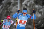 08.01.2022, xkvx, Biathlon IBU World Cup Oberhof, Single Mixed Relay, v.l. Tommaso Giacomel (Italy) in aktion / in action competes