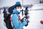 08.01.2022, xkvx, Biathlon IBU World Cup Oberhof, Single Mixed Relay, v.l. Lukas Duernegger schaut / looks on