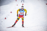 08.01.2022, xkvx, Biathlon IBU World Cup Oberhof, Single Mixed Relay, v.l. Florent Claude (Belgium) in aktion / in action competes