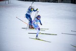08.01.2022, xkvx, Biathlon IBU World Cup Oberhof, Single Mixed Relay, v.l. Ivona Fialkova (Slovakia), Alina Stremous (Moldova) in aktion / in action competes