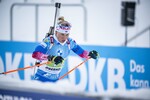 08.01.2022, xkvx, Biathlon IBU World Cup Oberhof, Single Mixed Relay, v.l. Kristina Reztsova (Russia) in aktion / in action competes