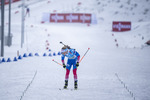 08.01.2022, xkvx, Biathlon IBU World Cup Oberhof, Single Mixed Relay, v.l. Kristina Reztsova (Russia) gewinnt die Goldmedaille / wins the gold medal