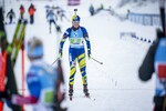 08.01.2022, xkvx, Biathlon IBU World Cup Oberhof, Single Mixed Relay, v.l. Darya Blashko (Ukraine) im Ziel / in the finish