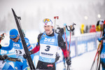 09.01.2022, xkvx, Biathlon IBU World Cup Oberhof, Pursuit Men, v.l. Sturla Holm Laegreid (Norway) im Ziel / in the finish