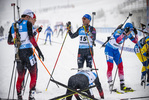 09.01.2022, xkvx, Biathlon IBU World Cup Oberhof, Pursuit Men, v.l. Erik Lesser (Germany) im Ziel / in the finish