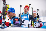 09.01.2022, xkvx, Biathlon IBU World Cup Oberhof, Pursuit Men, v.l. Roman Rees (Germany) im Ziel / in the finish