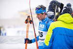 09.01.2022, xkvx, Biathlon IBU World Cup Oberhof, Pursuit Men, v.l. Tommaso Giacomel (Italy) im Ziel / in the finish