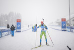 09.01.2022, xkvx, Biathlon IBU World Cup Oberhof, Pursuit Men, v.l. Lovro Planko (Slovenia) im Ziel / in the finish