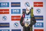 09.01.2022, xkvx, Biathlon IBU World Cup Oberhof, Pursuit Men, v.l. Tarjei Boe (Norway) bei der Siegerehrung / at the medal ceremony