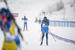09.01.2022, xkvx, Biathlon IBU World Cup Oberhof, Pursuit Women, v.l. Julia Simon (France) im Ziel / in the finish