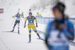 09.01.2022, xkvx, Biathlon IBU World Cup Oberhof, Pursuit Women, v.l. Elvira Oeberg (Sweden) im Ziel / in the finish