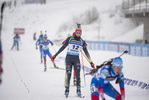 09.01.2022, xkvx, Biathlon IBU World Cup Oberhof, Pursuit Women, v.l. Vanessa Voigt (Germany) im Ziel / in the finish