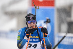 09.01.2022, xkvx, Biathlon IBU World Cup Oberhof, Pursuit Women, v.l. Justine Braisaz-Bouchet (France) im Ziel / in the finish