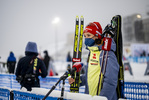 09.01.2022, xkvx, Biathlon IBU World Cup Oberhof, Pursuit Women, v.l. Denise Herrmann (Germany) schaut / looks on