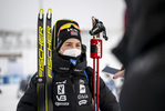 09.01.2022, xkvx, Biathlon IBU World Cup Oberhof, Pursuit Women, v.l. Ida Lien (Norway) schaut / looks on