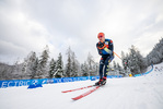 11.01.2022, xkvx, Biathlon IBU World Cup Ruhpolding, Training Women and Men, v.l. Roman Rees (Germany) in aktion / in action competes