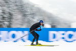 11.01.2022, xkvx, Biathlon IBU World Cup Ruhpolding, Training Women and Men, v.l. Niklas Hartweg (Switzerland) in aktion / in action competes