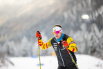 11.01.2022, xkvx, Biathlon IBU World Cup Ruhpolding, Training Women and Men, v.l. Florent Claude (Belgium) in aktion / in action competes
