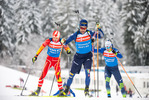 11.01.2022, xkvx, Biathlon IBU World Cup Ruhpolding, Training Women and Men, v.l. Thomas Bormolini (Italy) in aktion / in action competes