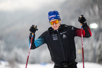 11.01.2022, xkvx, Biathlon IBU World Cup Ruhpolding, Training Women and Men, v.l. Niklas Hartweg (Switzerland) in aktion / in action competes