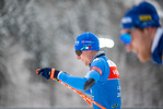 11.01.2022, xkvx, Biathlon IBU World Cup Ruhpolding, Training Women and Men, v.l. Lukas Hofer (Italy) in aktion / in action competes
