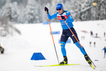 11.01.2022, xkvx, Biathlon IBU World Cup Ruhpolding, Training Women and Men, v.l. Lukas Hofer (Italy) in aktion / in action competes