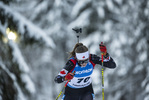 12.01.2022, xkvx, Biathlon IBU World Cup Ruhpolding, Sprint Women, v.l. Emily Dickson (Canada) in aktion / in action competes