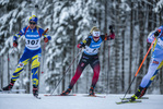 12.01.2022, xkvx, Biathlon IBU World Cup Ruhpolding, Sprint Women, v.l. Anastasiya Merkushyna (Ukraine), Ragnhild Femsteinevik (Norway) in aktion / in action competes