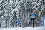 12.01.2022, xkvx, Biathlon IBU World Cup Ruhpolding, Sprint Women, v.l. Hanna Kebinger (Germany) in aktion / in action competes