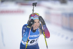 12.01.2022, xkvx, Biathlon IBU World Cup Ruhpolding, Sprint Women, v.l. Elisa Gasparin (Switzerland) schaut / looks on