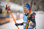 13.01.2022, xkvx, Biathlon IBU World Cup Ruhpolding, Sprint Men, v.l. David Zobel (Germany) im Ziel / in the finish