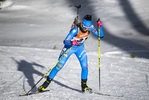 13.01.2022, xsoex, Biathlon IBU Junior Cup Pokljuka, Sprint Women, v.l. Gaia Brunetto (Italy) in aktion / in action competes