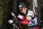 13.01.2022, xsoex, Biathlon IBU Junior Cup Pokljuka, Sprint Women, v.l. Victoria Mellitzer (Austria) in aktion / in action competes
