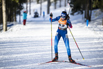 13.01.2022, xsoex, Biathlon IBU Junior Cup Pokljuka, Sprint Women, v.l. Marlene Sophie Perren (Switzerland)n in aktion / in action competes