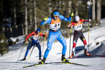13.01.2022, xsoex, Biathlon IBU Junior Cup Pokljuka, Sprint Men, v.l. Christoph Pircher (Italy) in aktion / in action competes