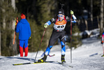 13.01.2022, xsoex, Biathlon IBU Junior Cup Pokljuka, Sprint Men, v.l. Mark-Markos Kehva (Estonia) in aktion / in action competes