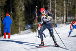 13.01.2022, xsoex, Biathlon IBU Junior Cup Pokljuka, Sprint Men, v.l. Hans Koellner (Germany) in aktion / in action competes