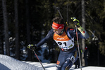 13.01.2022, xsoex, Biathlon IBU Junior Cup Pokljuka, Sprint Men, v.l. Florian Martin Arsan (Germany) in aktion / in action competes